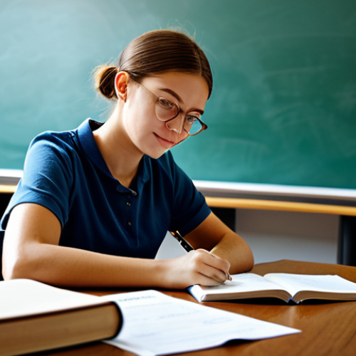 Home 20 **
"A student studying for an e-commerce practical exam, fully clothed, sitting at a desk with textbooks and notes, in a well-lit study room, safe for work, appropriate content, perfect anatomy, natural proportions, professional, family-friendly."
**