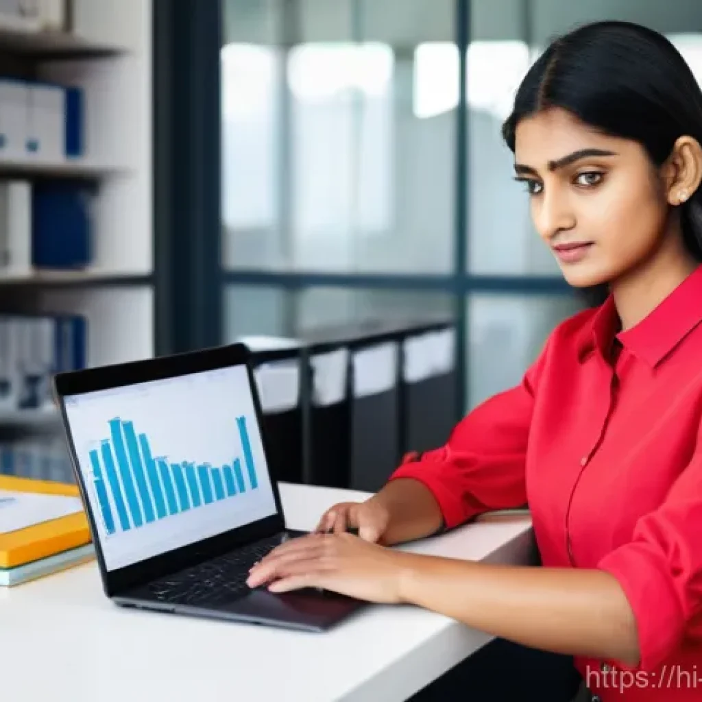 전자상거래 필기와 실기 학습의 효과적인 연결법 - **Prompt:** "A vibrant, eye-level shot of a young, determined Indian entrepreneur (male or female, i...