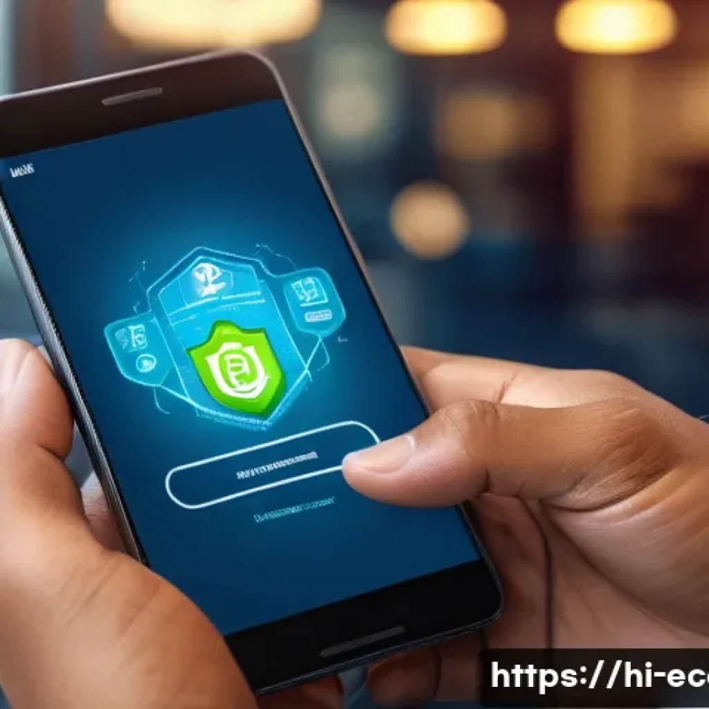 전자상거래 실기 시험의 최신 출제 트렌드 분석 - A detailed digital payment scene showing a young Indian professional using a smartphone app with UPI...