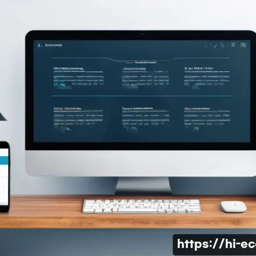 전자상거래 실기 시험에서 출제된 최신 문제 유형 - A modern e-commerce technical setup scene showing a developer workspace with multiple screens displa...